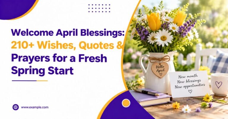 Welcome April Blessings: 210+ Wishes, Quotes & Prayers for a Fresh Spring Start