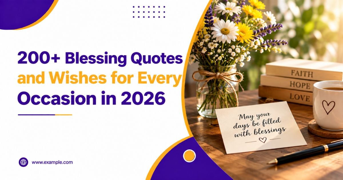 200+ Blessing Quotes and Wishes for Every Occasion in 2026