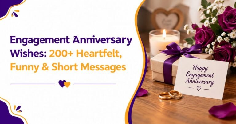 Engagement Anniversary Wishes: 200+ Heartfelt, Funny & Short Messages