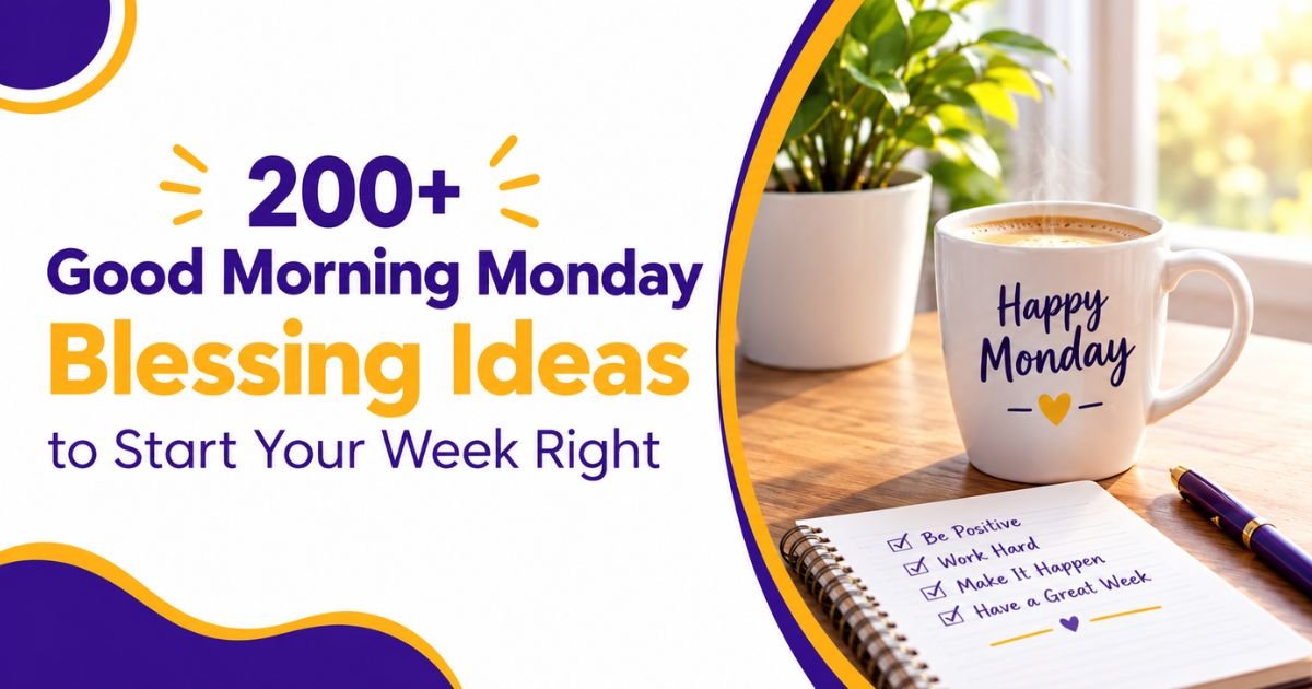 200+ Good Morning Monday Blessing Ideas to Start Your Week Right