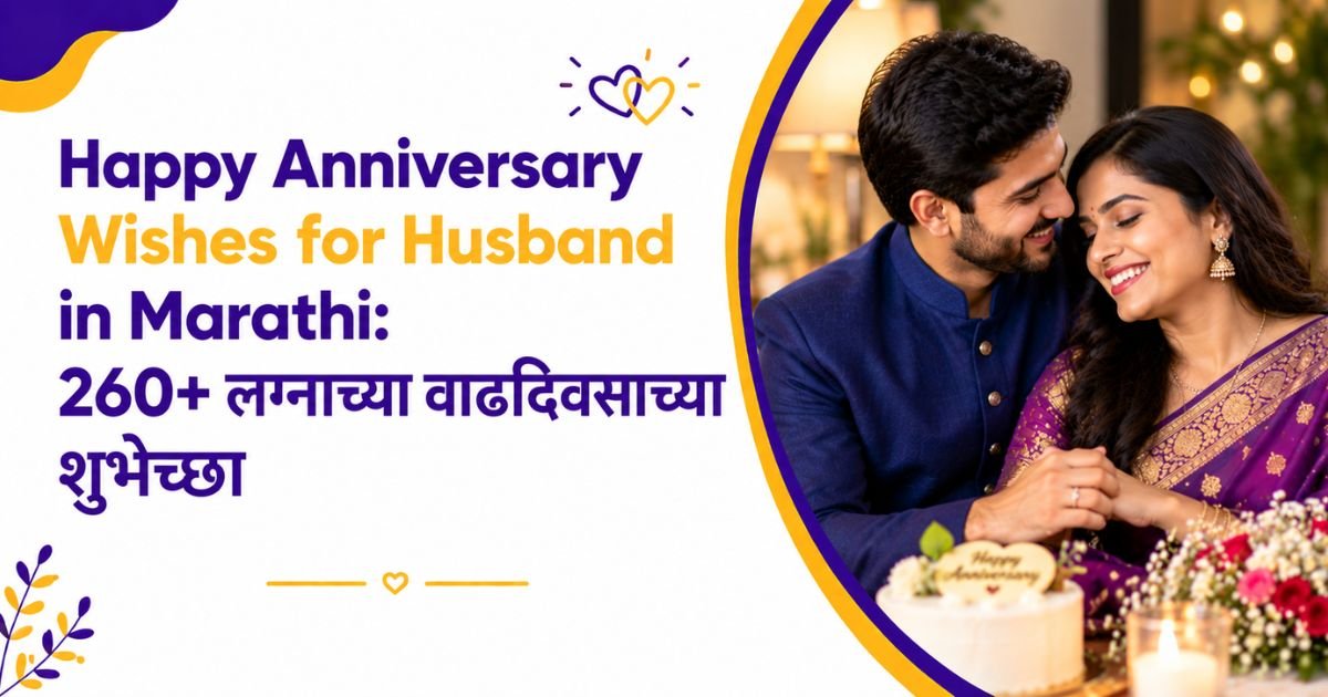 Happy Anniversary Wishes for Husband in Marathi: 260+ लग्नाच्या वाढदिवसाच्या शुभेच्छा