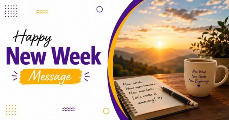 Happy New Week Message: 200+ Wishes to Start the Week Right