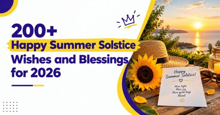 200+ Happy Summer Solstice Wishes and Blessings for 2026