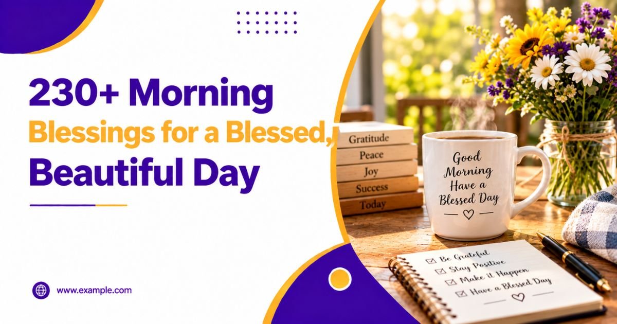 230+ Morning Blessings for a Blessed, Beautiful Day