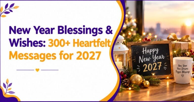 New Year Blessings & Wishes: 300+ Heartfelt Messages for 2027
