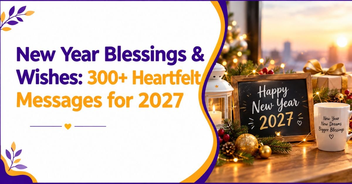 New Year Blessings & Wishes: 300+ Heartfelt Messages for 2027