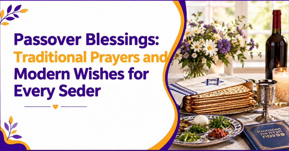 Passover Blessings: Traditional Prayers and Modern Wishes for Every Seder