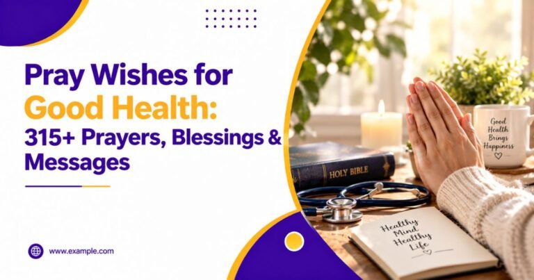 Pray Wishes for Good Health: 315+ Prayers, Blessings & Messages