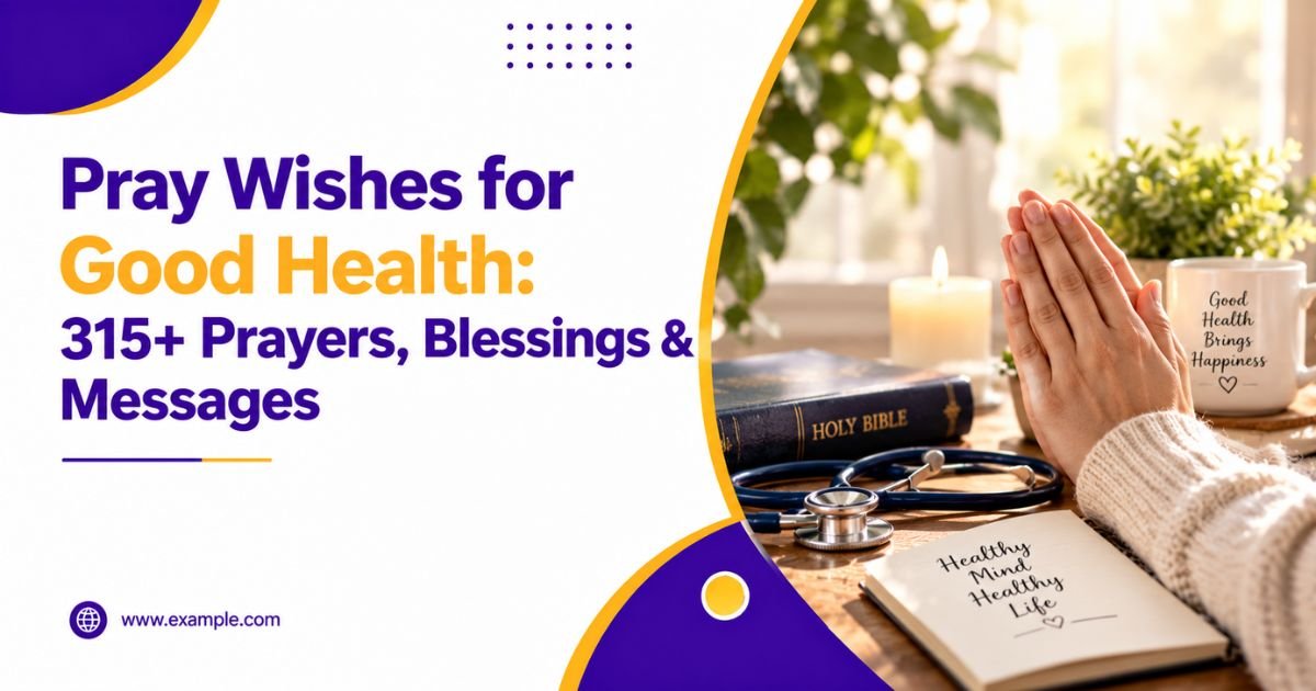 Pray Wishes for Good Health: 315+ Prayers, Blessings & Messages