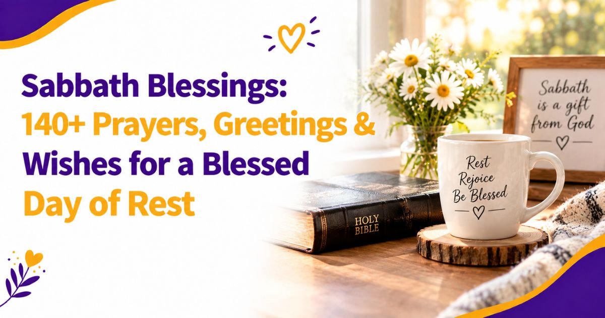 Sabbath Blessings: 140+ Prayers, Greetings & Wishes for a Blessed Day of Rest