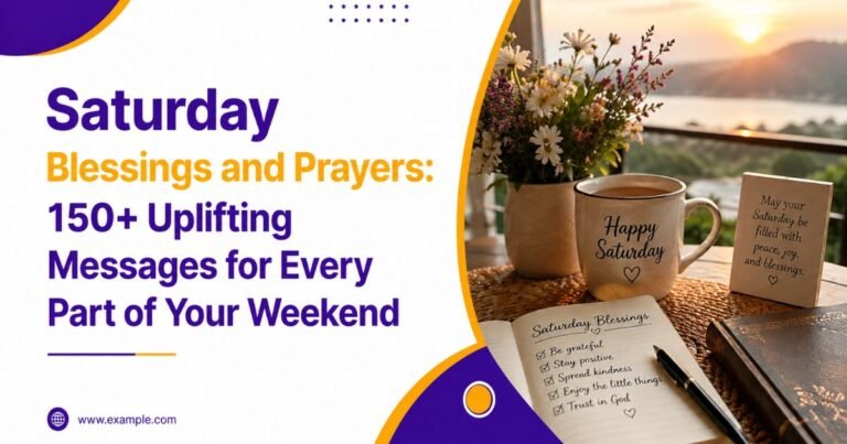 Saturday Blessings and Prayers: 150+ Uplifting Messages for Every Part of Your Weekend