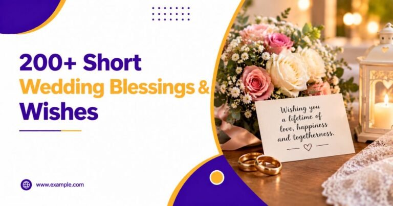 200+ Short Wedding Blessings & Wishes