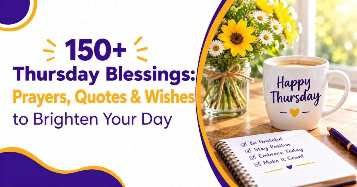 150+ Thursday Blessings: Prayers, Quotes & Wishes to Brighten Your Day