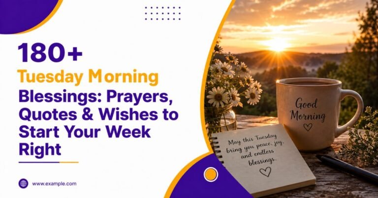 180+ Tuesday Morning Blessings: Prayers, Quotes & Wishes to Start Your Week Right