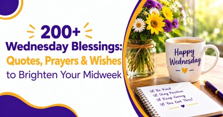 200+ Wednesday Blessings, Quotes, Prayers & Wishes to Brighten Your Midweek