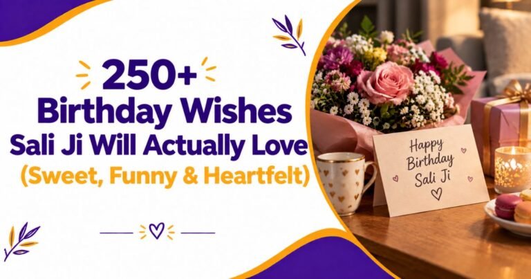 250+ Birthday Wishes Sali Ji Will Actually Love (Sweet, Funny & Heartfelt)