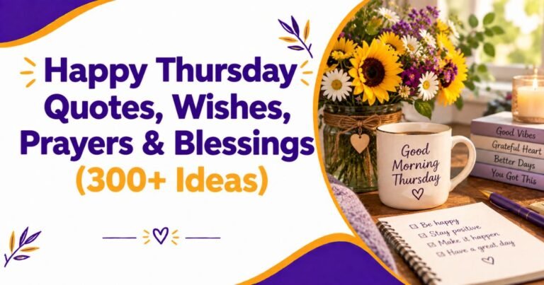 Happy Thursday Quotes, Wishes, Prayers & Blessings (300+ Ideas)