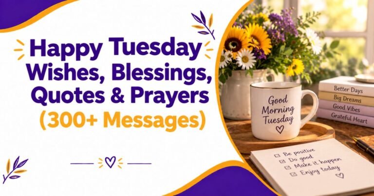 Happy Tuesday Wishes, Blessings, Quotes & Prayers (300+ Messages)